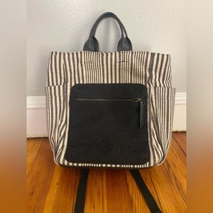 Cute cream + black backpack Universal Threads